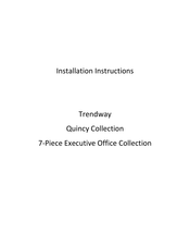 Trendway Quincy Table Installation Instructions Manual