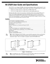 National Instruments 5762R User Manual And Specifications