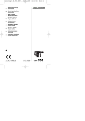 Pattfield Ergo Tools E-BH 950 Operating Instructions Manual