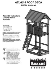 Backyard Discovery Atlas 2002142 Assembly Instructions And Owner's Manual