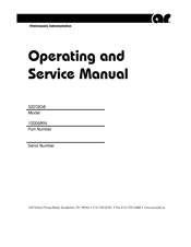 AR 10006896 Operating And Service Manual