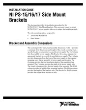 National Instruments PS-16 Installation Manual