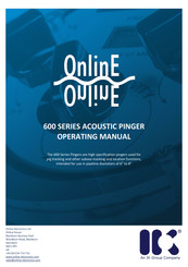 Online 600 Series Operating Manual