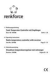 Renkforce 1391580 Operating Instructions Manual