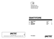 Imetec B6601 Operating Instructions Manual