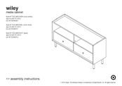 Target wiley TGZLMEDXWH Assembly Instructions Manual