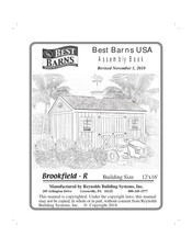 Best Barns Brookfield-R Assembly Book