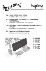 Drive inspired POZIFORM P-CP280M Installation & User's Instructions