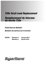 Hypertherm T30v Field Service Bulletin