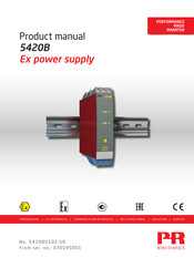 PR electronics 5420B Product Manual