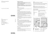Gira 834 Plus Short Instructions