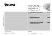 Truma Awning warmer Installation Instructions Manual