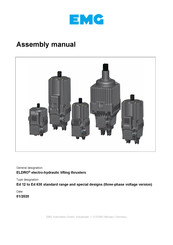 EMG ELDRO Ed 301/15 Assembly Manual