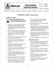 AGCO Glencoe SS7400 Soil Saver Assembly Instructions Manual