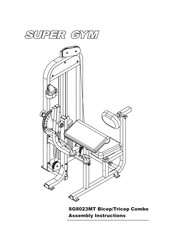 Super Gym SG8023MT Assembly Instructions Manual
