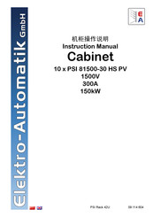 Elektro-Automatik EA-PSI Rack 42 Instruction Manual