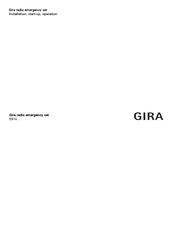 Gira 834 Plus Installation, Start-Up, Operation