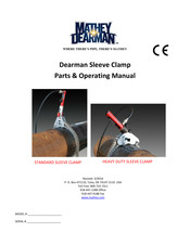 Mathey Dearman DC-748 Parts & Operating Manual