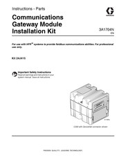 Graco 24J415 Instructions - Parts Manual