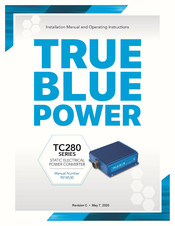 True blue power TC280 Series Manual