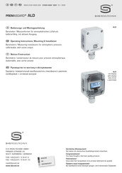 S+S Regeltechnik 1301-1157-2130-200 Operating Instructions, Mounting & Installation