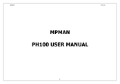 MPMan PH100 User Manual