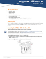 Siemens AP-220-MNT-W3 Installation Manual