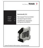 Knick BasicLine BL 513 Manual