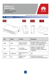 Huawei iBat Quick Manual