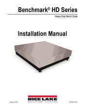 Rice Lake Benchmark HD Series Installation Manual