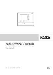 Kaba 9420 MID User Manual