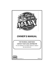 MERIT INDUSTRIES Megatouch SLIM MAXX Owner's Manual
