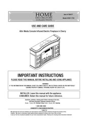Home Decorators Collection BSF-1733 Use And Care Manual