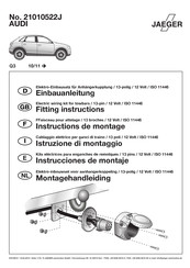 Jaeger ES0611 Fitting Instructions Manual
