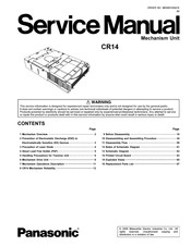 Panasonic CR14 Service Manual