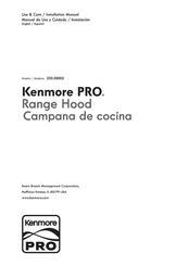 Kenmore 233.56053 Use & Care / Installation Manual