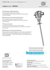 S+S Regeltechnik THERMASGARD RGTM 1 Operating Instructions, Mounting & Installation