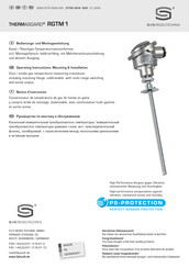 S+S Regeltechnik THERMASGARD RGTM 1-U Operating Instructions, Mounting & Installation