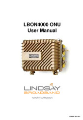 Lindsay Broadband LBON4000 ONU User Manual