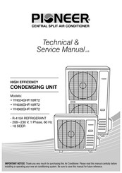 Pioneer YH024GHFI18RT2 Technical & Service Manual