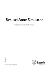 laerdal Resusci Anne Simulator Important Product Information