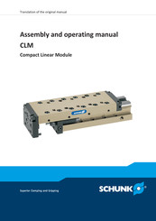 SCHUNK CLM 50 Assembly And Operating Manual