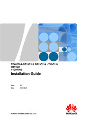Huawei TP48200A-DT19C1 Installation Manual