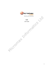 Micromax X118 User Manual