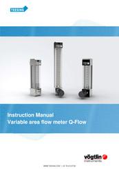 Vogtlin TEESING Q-Flow 140 Instruction Manual