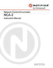 Honeywell NOTIFIER NCA-2 Instruction Manual
