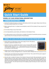 Godrej UV CASE Quick Start Manual