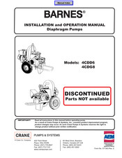 Barnes 4CDD6 Installation And Operation Manual