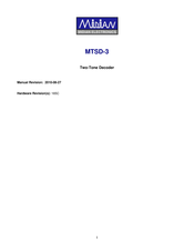 Midian Electronics MTSD-3 Manual