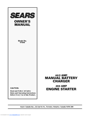 Sears 47006 Owner's Manual